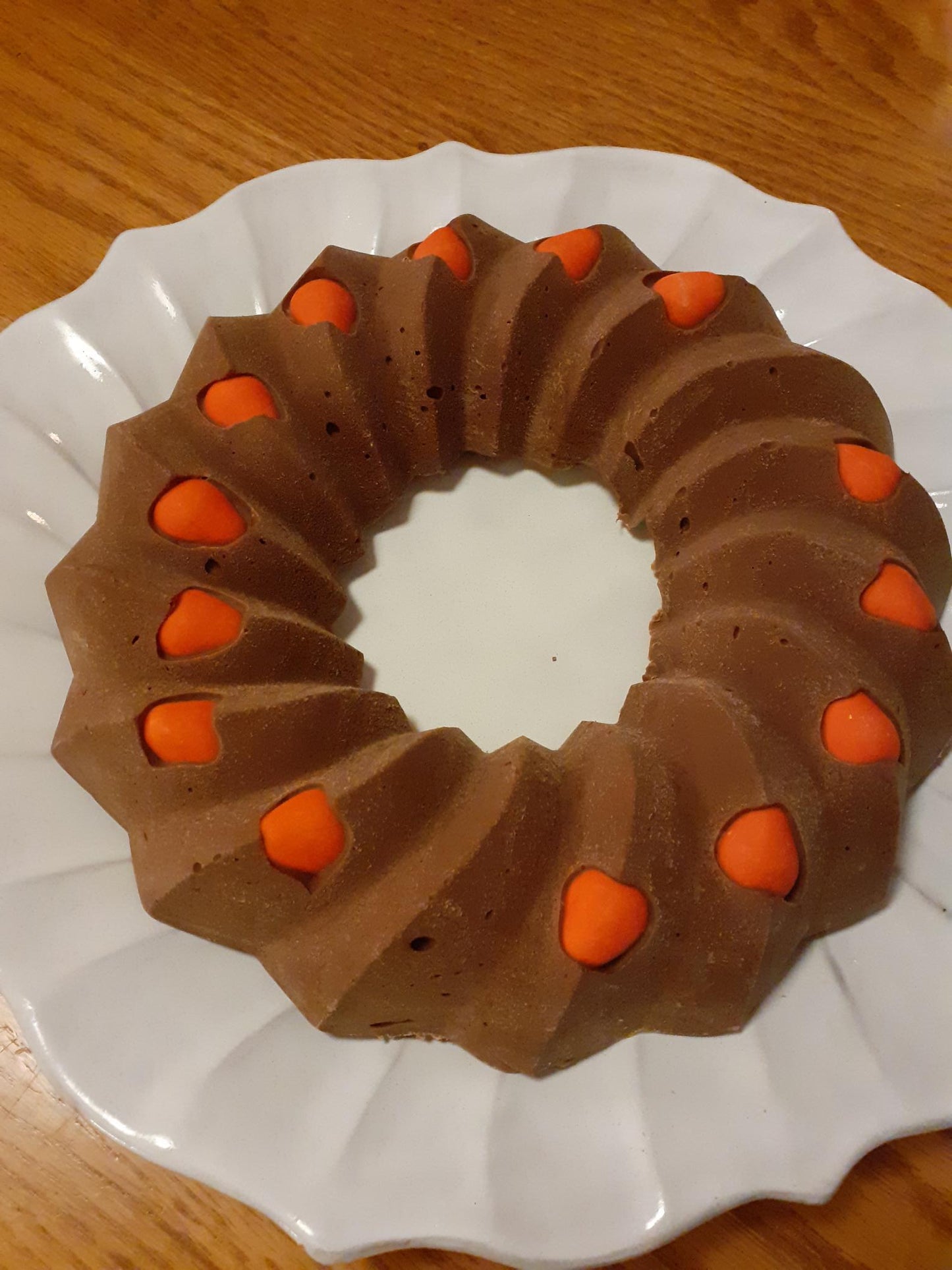 Chocolate Orange Christmas Wreath