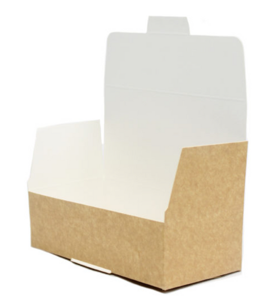 Gift Box: Kraft box with 'fudge' writing